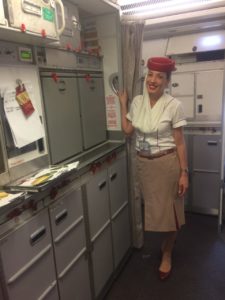 Emirates hostess